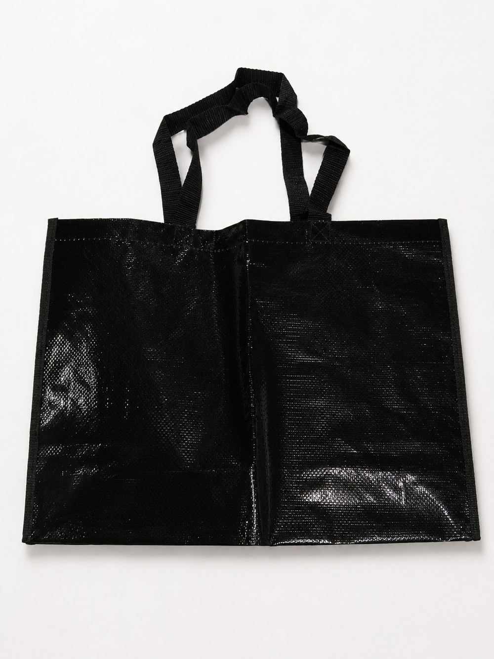 AVON Reusable Black Tote Bag with Snap Closure | Large Shopping & Gift Bag - Picture 2 of 4